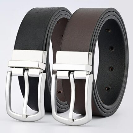2-in-1 Reversible Leather Belt