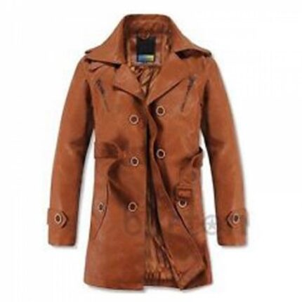Men Leather Coat